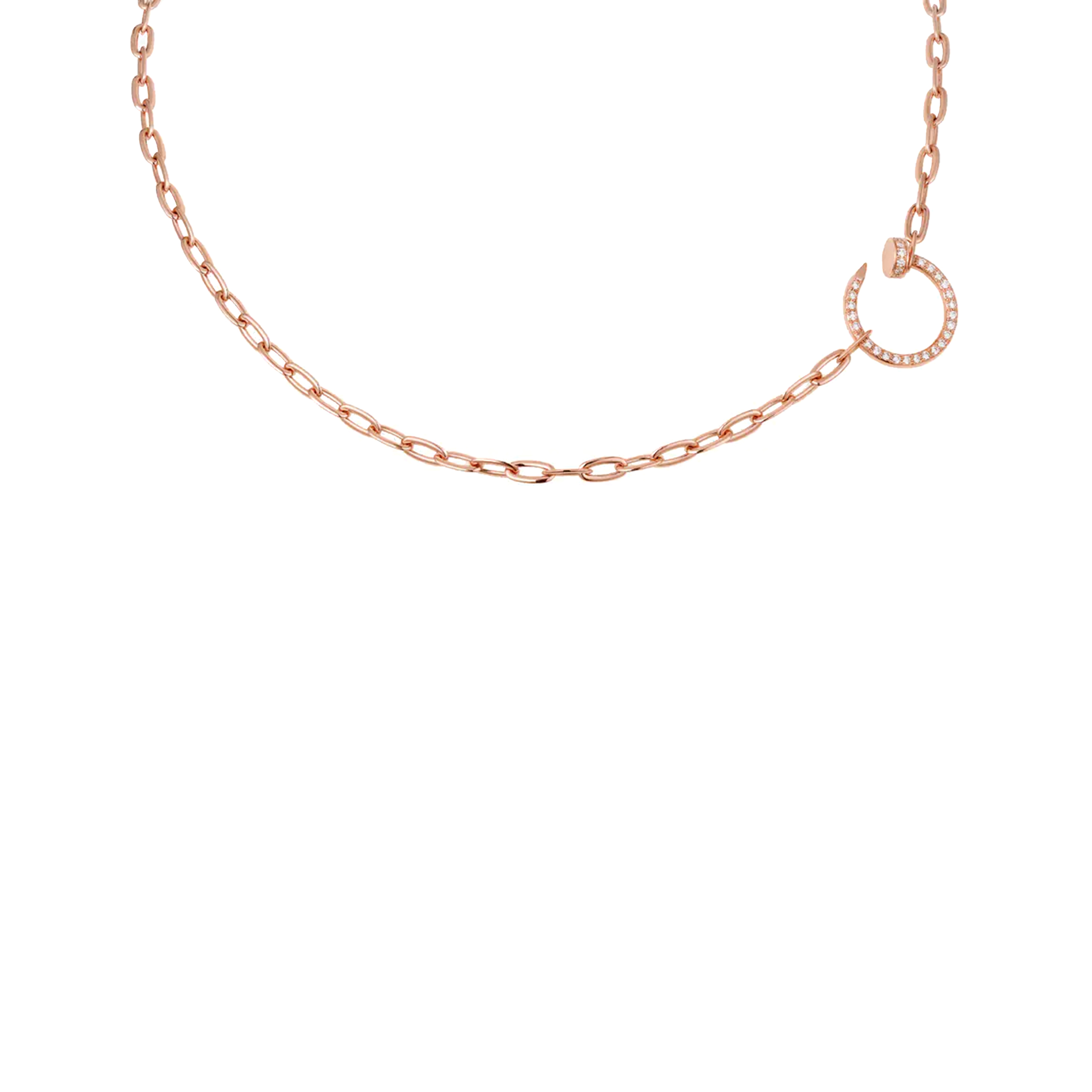 CARTIER JUSTE UN CLOU NECKLACE, PAVED N7413500